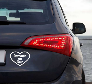 Aufkleber "Rentner on Tour"